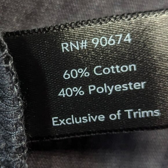 Boston Proper XS Gray Tee with Bejeweled Neck - Picture 8 of 13